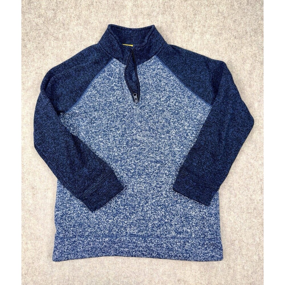 Old Navy Boys Sweaters L(10-12) Blue Raglan Sleeve High Neck Pullover School